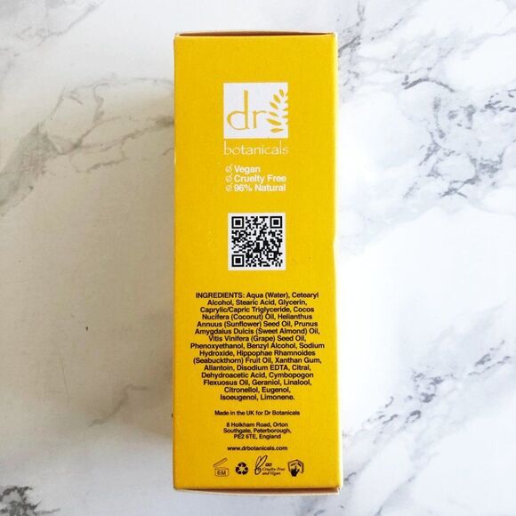 NIB 2 Dr Botanicals Lemon Superfood All-In-One Dry Skin Rescue Butter Skin Balm - Picture 11 of 14